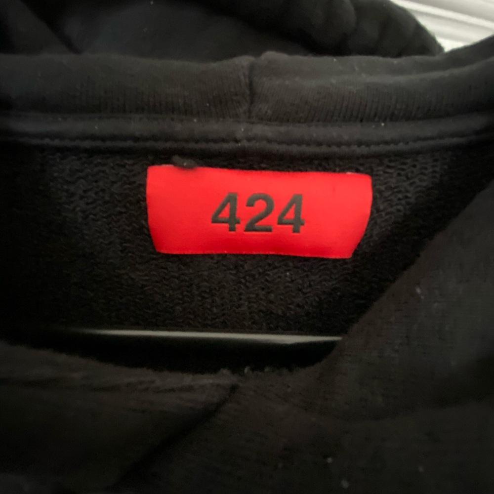 424 ON FAIRFAX BASIC LOGO HOODIE - Picture 3 of 4